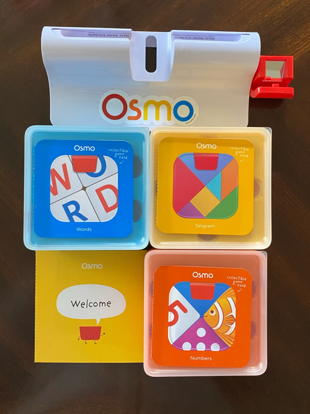Osmo Genius Starter Kit Words Numbers Tangrams Kids Learning Bundle Homeschool